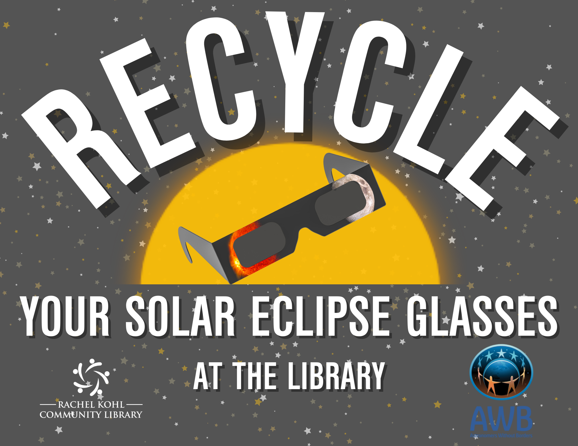 Recycle your solar eclipse glasses at the library